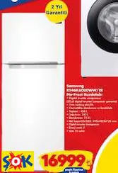 SAMSUNG RT46K6000WW/TR NO-FROST BUZDOLABI